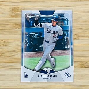 SHOHEI OHTANI 2024 Topps 50/50 HR #9